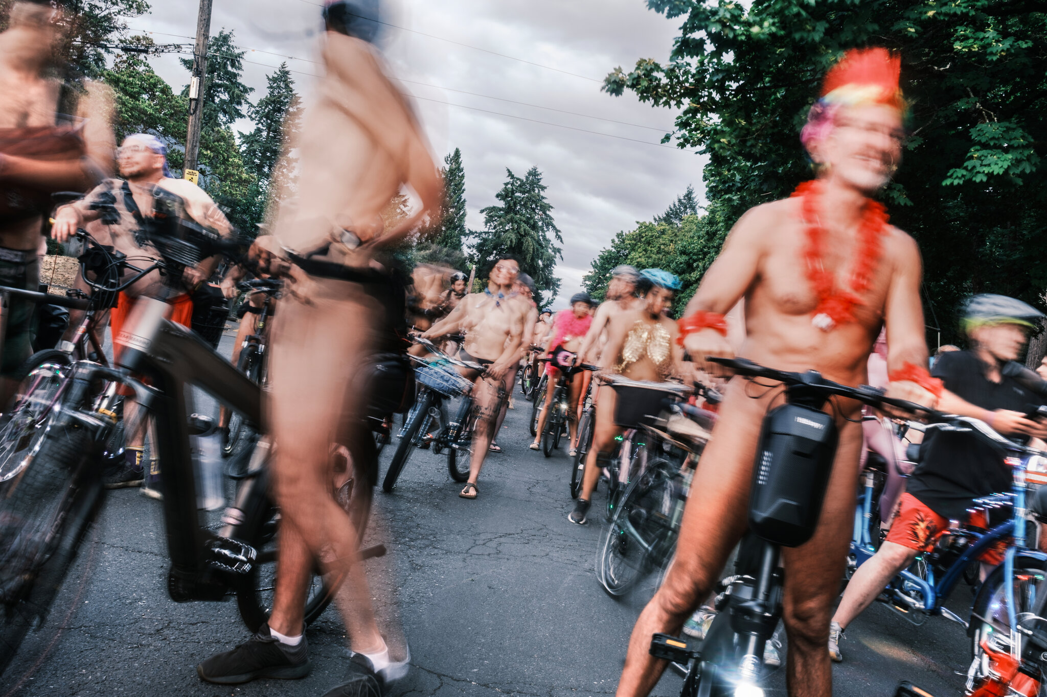 A Naked Bicycle Protest Is Also a Party. Is that Bad?