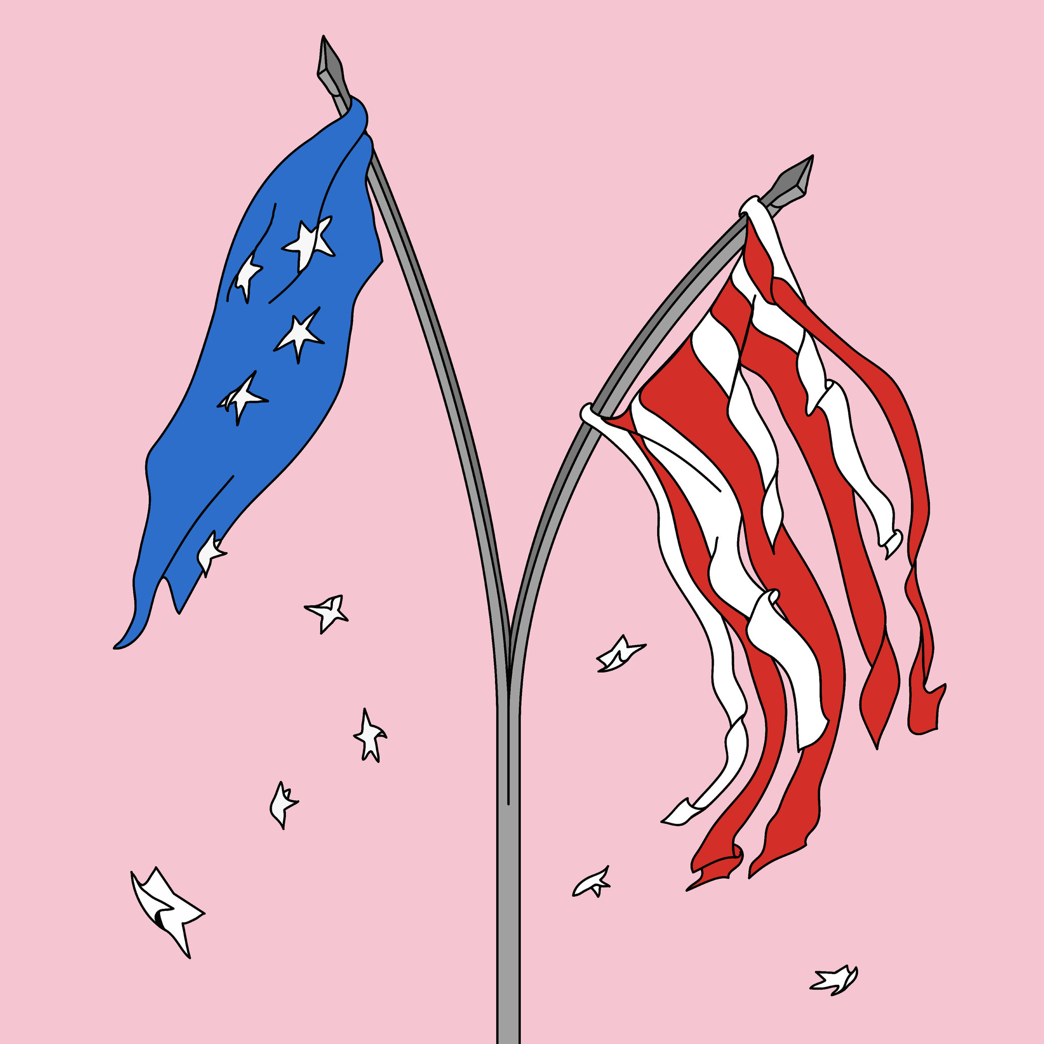 Blue and Red America Have Become the Bitter Couple That Can’t Quite Face Divorce