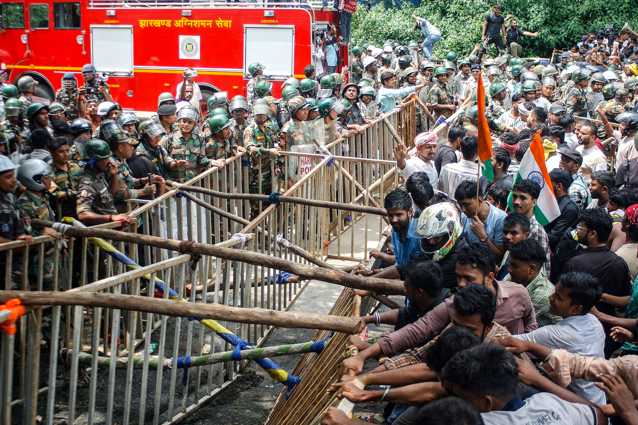 Police in India Use Tear Gas to Break Up Another Youth Protest