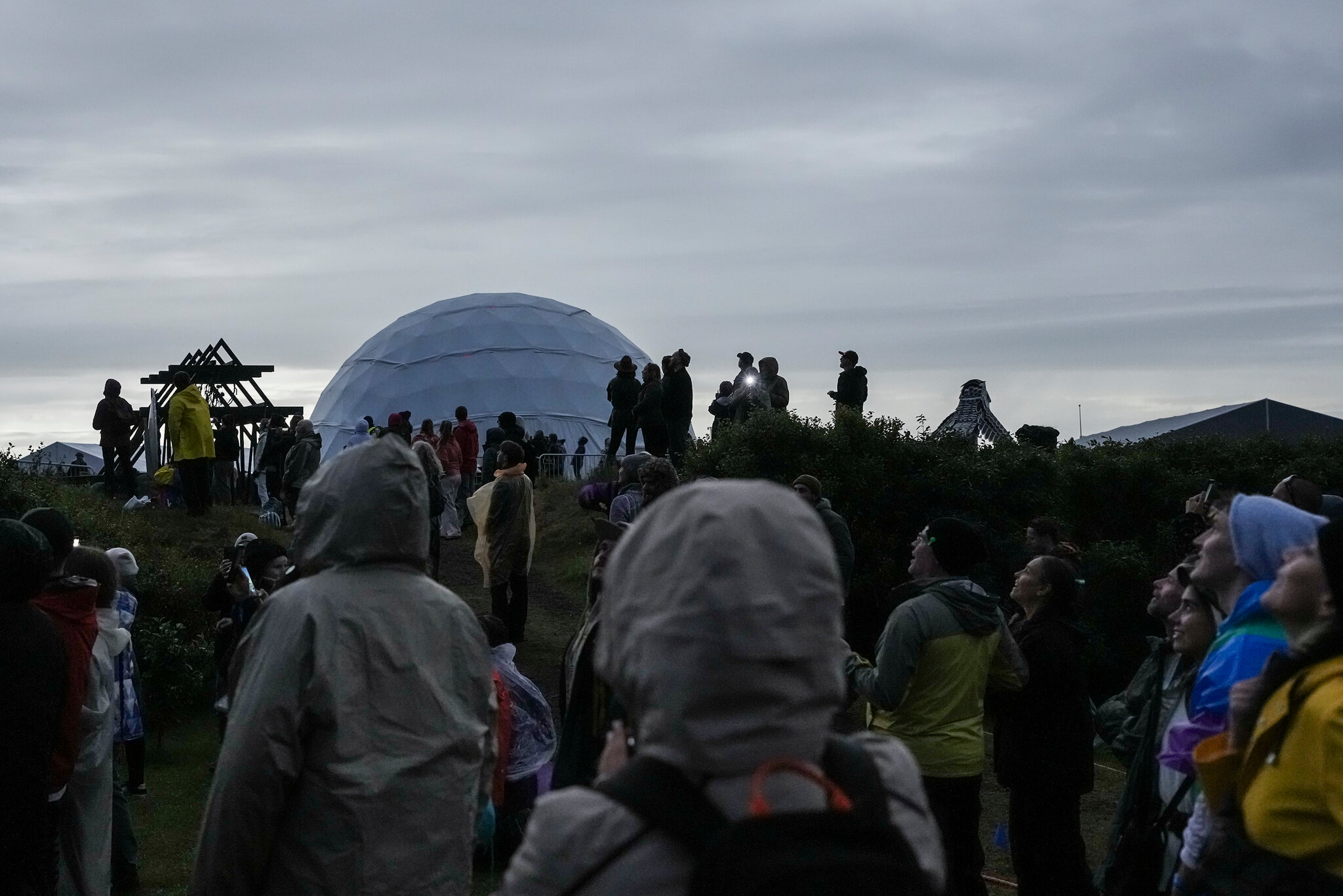 Muddling through Iceland’s rainy eclipse, accompanied by clouds, whales and at least one proposal.