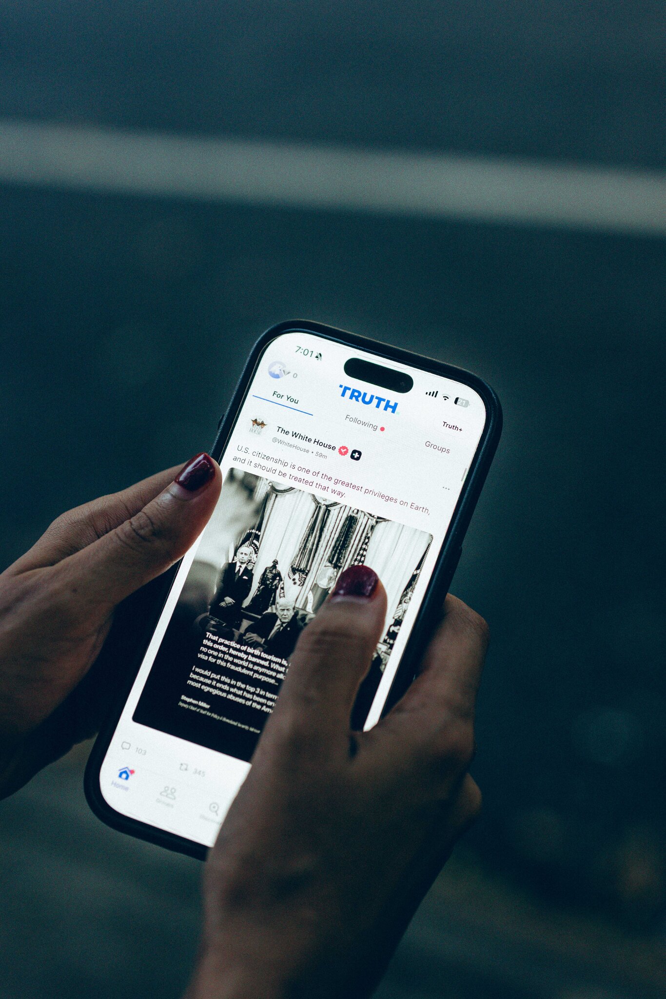 Suit Challenges Plan to Sell Early Access to Trump’s Truth Social Posts