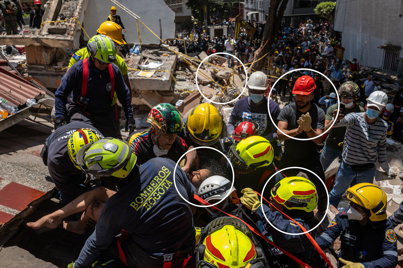 A Bright Spot in Colombia as Rescuers Free Quake Victim